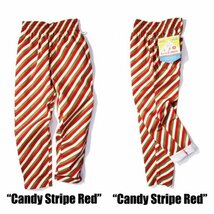 送料0 【COOKMAN】クックマン Chef Pants シェフパンツ Candy Stripe Red 231-31812 -L 男女兼用 キャンディーストライプ イージーパンツ_画像4