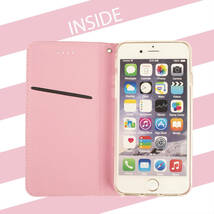 iPhone12 ケース 手帳型 可愛い おしゃれ ピンク 桃 pink iPhone 12 カバー スマホケース シンプル アイフォン12 アイフォーン12 送料無料_画像2