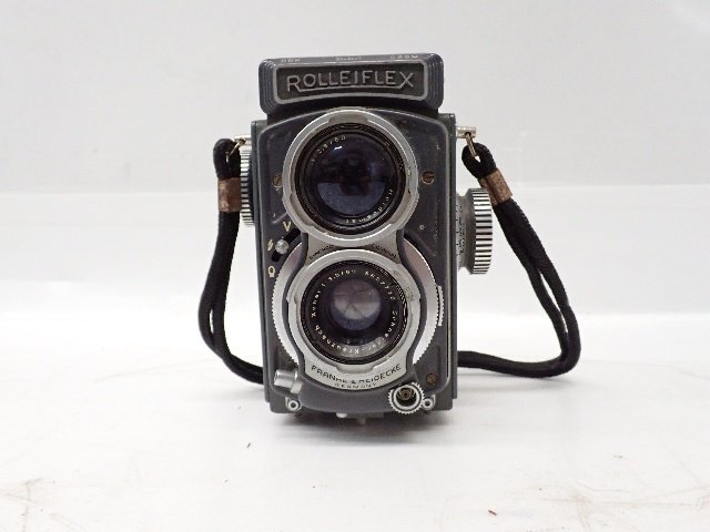 ローライフレックス二眼レフ テッサ―・1:3.5・f=75mm フィルムカメラ