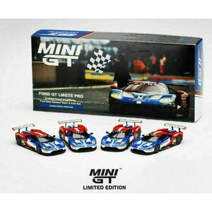 MINI GT Ford フォード　GT LMGTE Pro 2016 MGTS0001 ルマン　24 4台セット