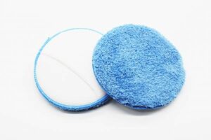 The Rag Company(ラグカンパニー) ROUND WAX APPLICATOR SPONGE WITH FINGER POCKET×2 (ラウンドワックスアプリケーター 2個セット)