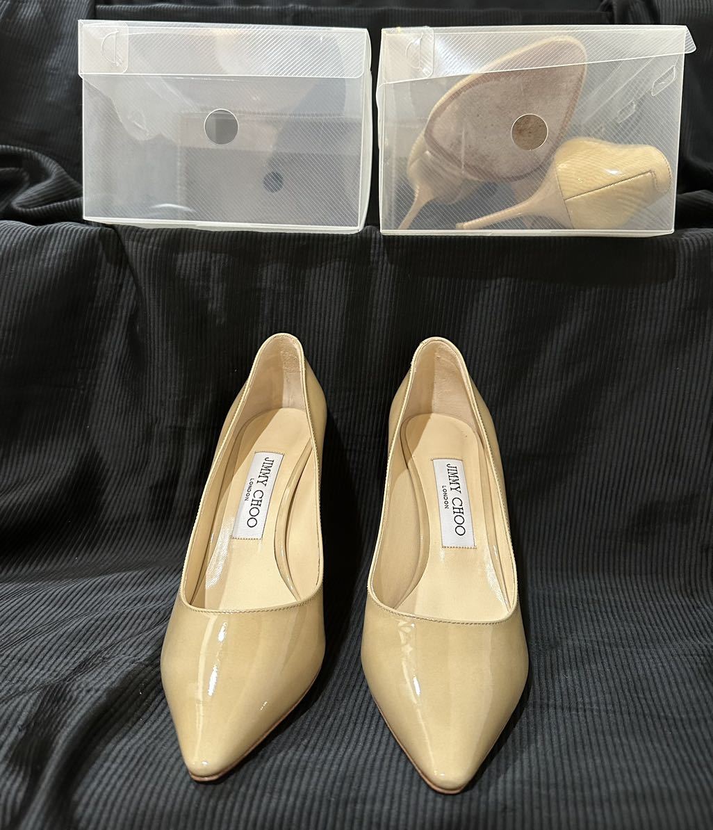 ヤフオク! -ジミーチュウ パンプス 37.5の中古品・新品・未使用品一覧