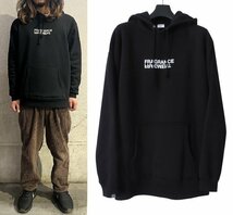 FRAGMENT DESIGN × retaW リトゥ FRAGRANCE HOODIE XL ブラック フラグメント 裏起毛 プルオーバー パーカー コラボ 別注 RETA W_画像1