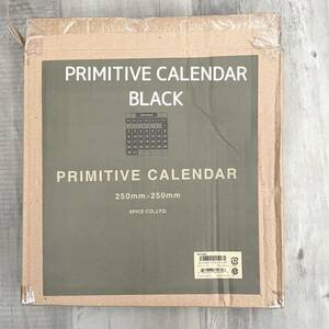 【万年カレンダー】壁掛け インテリア雑貨 インダストリアル おしゃれ 黒 ブラック