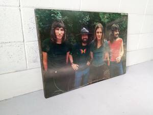 * photograph panel / signboard jacket poster pink * floyd .. heart . rock artist wooden ornament interior music musician 