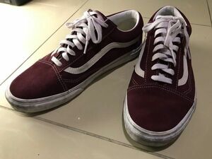 美品 バンズ vans オールドスクール 10,28 総スウェード//9H9ハーフ27.5sk80ストリートデニムジーンズビンテージ希少コレクション