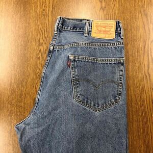 [EC251]Levi's 550 W40 L32 large size big size jeans ji- bread Denim pants men's brand old clothes Levi's 550 free shipping 