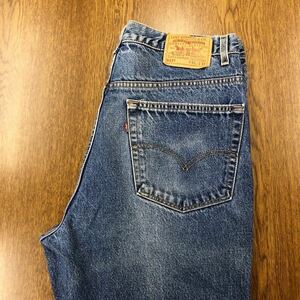 [EC334]USA made Levi's 517 W40 L32 large size big size jeans ji- bread Denim pants brand old clothes Levi's 517 free shipping 