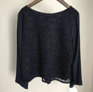 nano*universe 2WAY race switch blouse navy 36 S blouse graduation ceremony go in . type .. type . industry three . The Seven-Five-Three Festival Nano Universe 