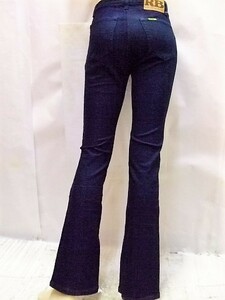 【ROSE BUD/ローズバッド】ストレッチデニム フレアパンツ WASH DENIM 28 新品デッドストック/希少/美脚/細身/快適/ジーンズ/日本製/お買得