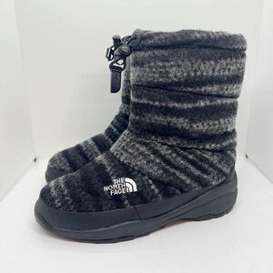 美品 一回使用★ノースフェイス ヌプシブーティ ブーツ ウール NUPTSE BOOTIE WP WOOL LUXE NF51593 THE NORTH FACE ウォータープルーフ