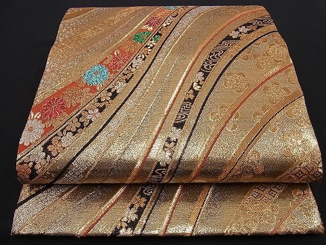 プラチナ箔【ティアラ】 ~金華織~ 西陣織の名門【創喜庵】 美品の長