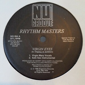 RHYTHM MASTERS / VIRGIN EYES //NU GROOVE/90'S HOUSE/90年代ハウス/アンビエントハウス 