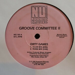 GROOVE COMMITTEE II / DIRTY GAMES /VICTOR SIMONELLI,NU GROOVE,90'S DEEP HOUSE