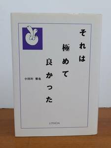 それは極めて良かった　小田垣 雅也著　管理番号A4230301