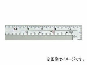 シンワ測定 曲尺広ピタ シルバー 1尺6寸 表裏同目 内目盛端面基点目盛 10600 JAN：4960910106000