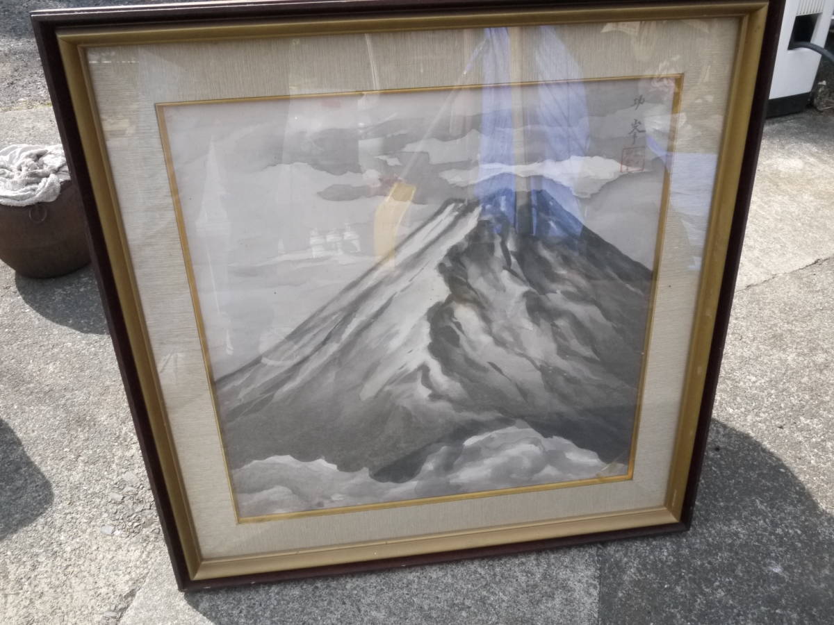 年最新ヤフオク!  富士山日本画自然、風景画の中古品・新品