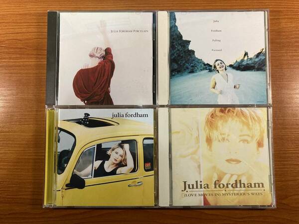 W6194 ジュリア・フォーダム 4枚セット｜Julia Fordham Porcelain Falling Forward East West (Love Moves In) Mysterious Ways