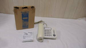  secondhand goods * Panasonic *VE-F04-W* design telephone * white *303S4-J11851