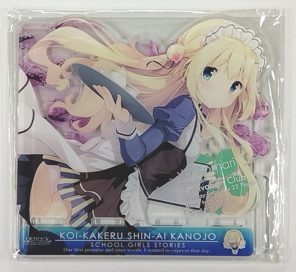 Us:track しらたま 恋×シンアイ彼女 小鞠ゆい アクリルモバイルスタンド / 正規品 新品未開封 送料無料