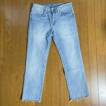 Levi’s 511 / WHITE OAK　ライトブルー/W31　カットオフ　　　W118_画像1