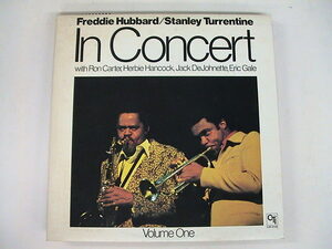 LP/Freddie Hubbard/Stanley Turrentine/In Concert /キング CTI/LAX 3185/Japan/