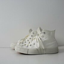 未使用 converse コンバース ALL STAR 100 WHITEPLUS HI オールスター ホワイトプラス ハイカット 22.5cm/白【2400012984592】_画像6