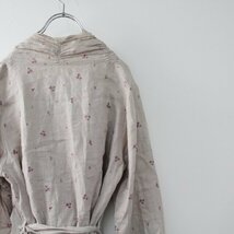 nest Robe ネストローブ リネン リネン グレーププリント ローブ/グレー系 羽織り【2400013275835】_画像5