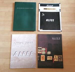 ALFEE B⑫初期 ツアーパンフ 4冊セット 1984・1985 2冊・1989 美品 グッズ アルフィー