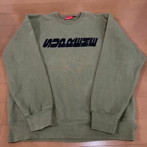 XL Supreme Breed Crewneck Light Olive シュプリーム スウェット クルーネック ボックスロゴ Box Logo カーキ 三代目 OMI 登坂着