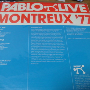 TOMMY FLANAGAN 3 PABLO LIVE MONTREUX '77 LP 国内盤 トミー フラナガン モントルー ライブの画像2