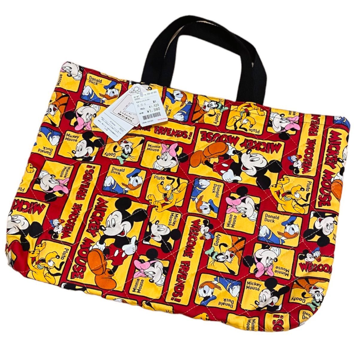 カーキ×インディゴ JAL機内販売 ディズニーレッスンバッグセット