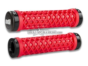 《D30VNBR-B》odi Vans Lock-On Grips Red/Black ヴァンズ ロックオングリップ レッドｘブラック