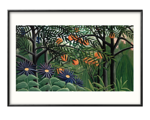 Art hand Auction 10813′Livraison gratuite !! Affiche d'art peinture format A3 Henri Rousseau illustration design papier mat nordique, Logement, intérieur, autres