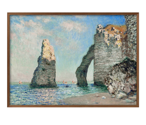 8385■送料無料!!アートポスター　絵画　A3サイズ　『クロードモネ　The Cliffs at tretat 』イラスト　デザイン　北欧　マット紙