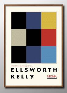 12744■送料無料!!アートポスター　絵画　A3サイズ　『エルズワース・ケリー　ELLSWORTH KELLY』イラスト　デザイン　北欧　マット紙