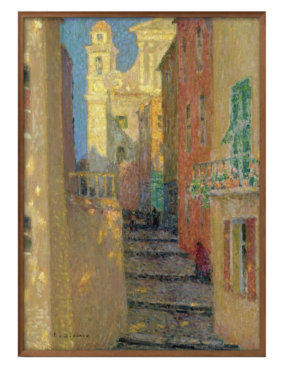 7328 ■Livraison gratuite !! Affiche d'art peinture format A3 Henri Le Sidaner illustration design papier mat nordique, Logement, intérieur, autres