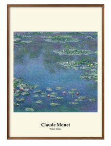 Art hand Auction 1-0768■¡Envío gratis! Póster artístico con pintura tamaño A3, diseño de ilustración de Claude Monet, papel mate escandinavo, residencia, interior, otros