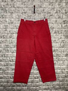 VINCE SPORT ベイカーパンツ ワークパンツ　オーバーパンツ　ワイドパンツ　後染め　RED PANTS デニムパンツ ジーンズ　ジッパーフライ