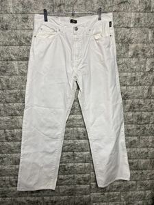 versace bell search cotton pants slacks pants Denim pants white shef pants JEANS coin pocket 