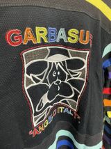 ANGERO RARBASUS ANGERO ITALY ニットセーター ボーダーセーター カラフル レインボー ブラック　キャラクター サーマル ロンT Tシャツ_画像2