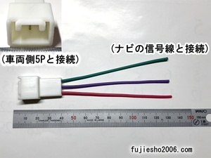 トヨタ/ダイハツ5P車用 車速/パーキング/リバース取出しハーネス　(関連品もあります　オプション)