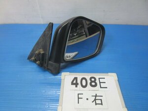 !408E パジェロミニ 前期 H58A 純正 右 ドアミラー 可倒式