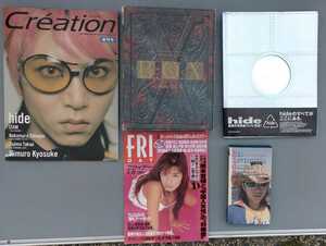 HIDE 写真集 雑誌クレアシオン ビデオ 雑誌フライデー Xベストボックス / X Japan / HIDE with Spread Beaver