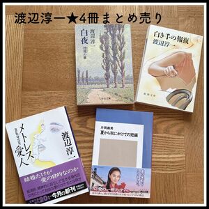 渡辺淳一★文庫本 まとめ売り　白夜　メトレス愛人　白き手の報復　片岡義男 