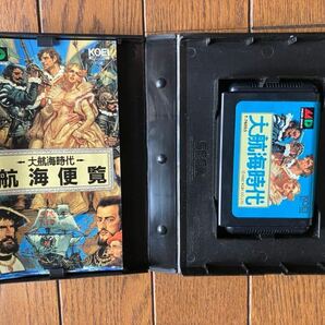 1円〜 大航海時代 動作確認済 ソフト 箱 説明書 マップ 中古 セガ メガドライブ SEGA MDの画像9