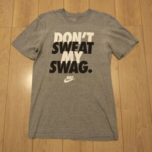 USA古着卸 Sサイズ NIKE ナイキ SWAG プリント Tシャツ