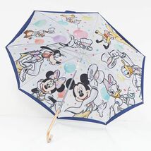 S8767 傘 ディズニーフラッグシップ東京 USED美品 グランドオープン記念 限定 レア Disney FLAGSHIP TOKYO ジャンプ 60cm KR_画像1