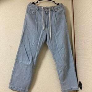 WEGO デニム ブルー ジーパン ワイド ストレート 160