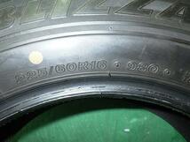 スタッドレス ブリヂストン ブリザックレボGZ 225/60R16(2本)【中古】_画像7